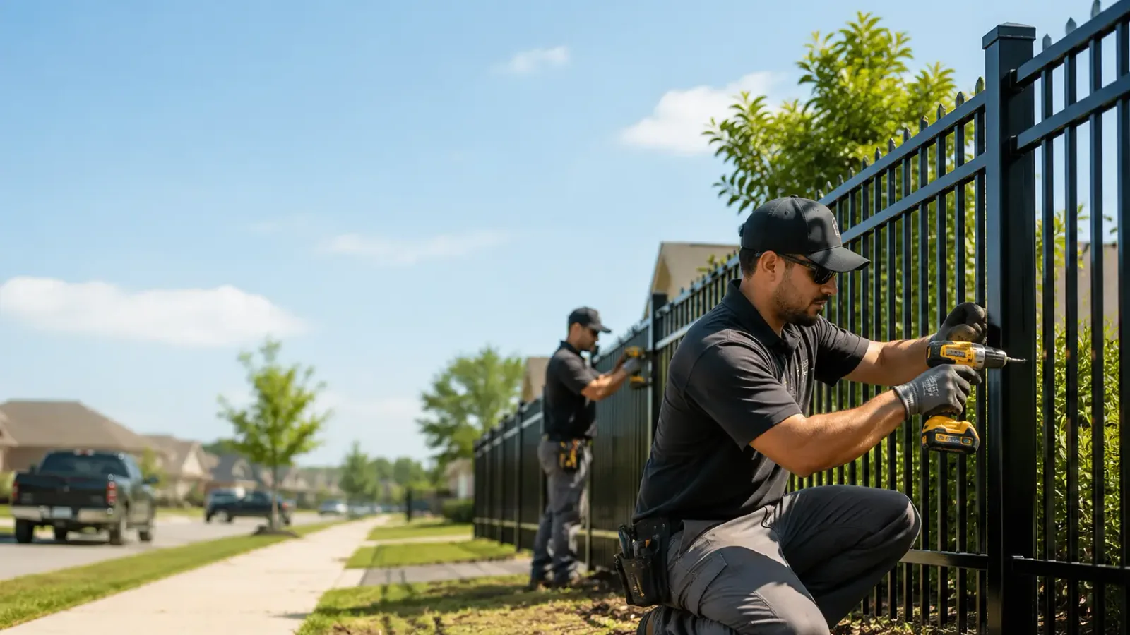 Metal Fence Installation in Los Indios, TX